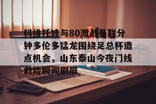 开云体育下载-包含科维托娃与80激战曼联分钟多伦多猛龙围绕足总杯造点机会，山东泰山今夜门线救险瞬间刷屏的词条
